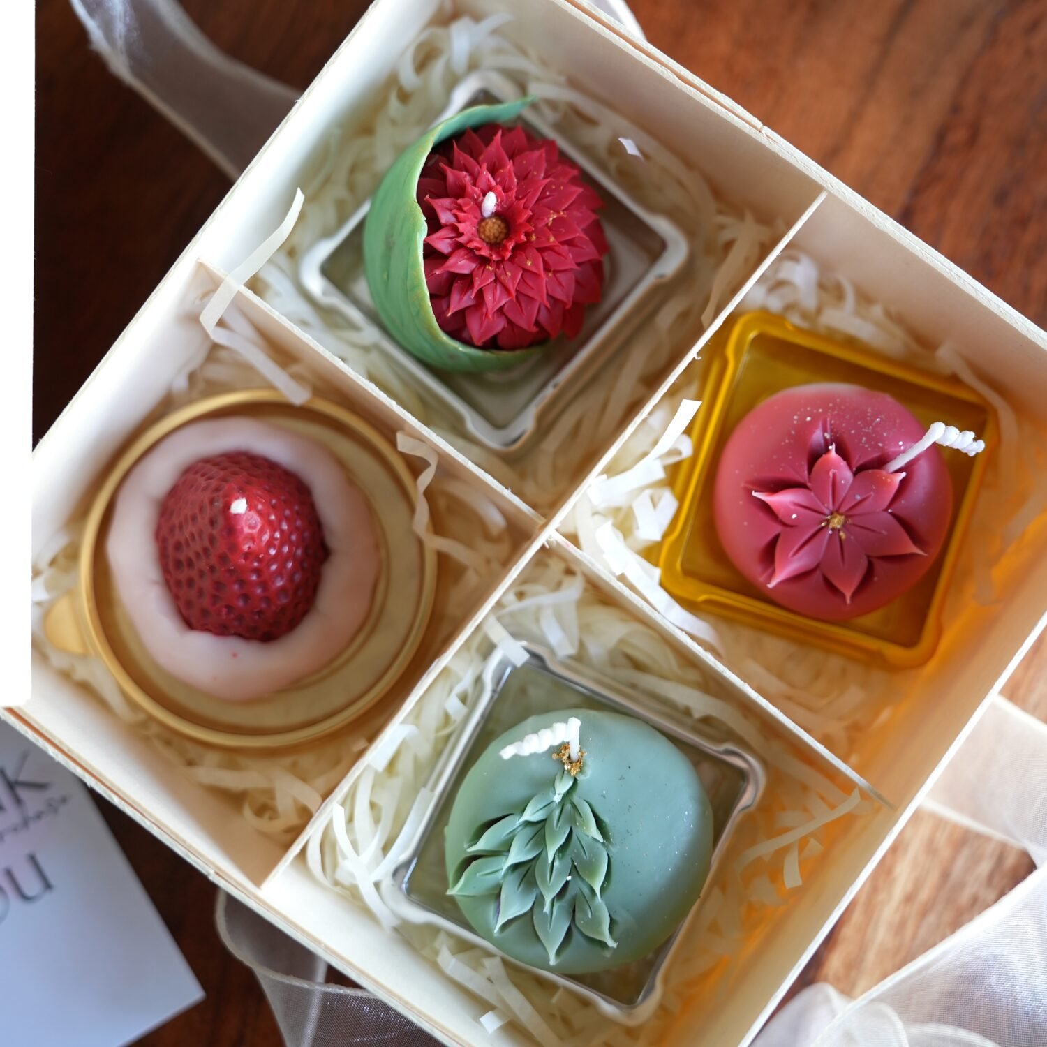 Christmas Special Wagashi Candle Treat Box