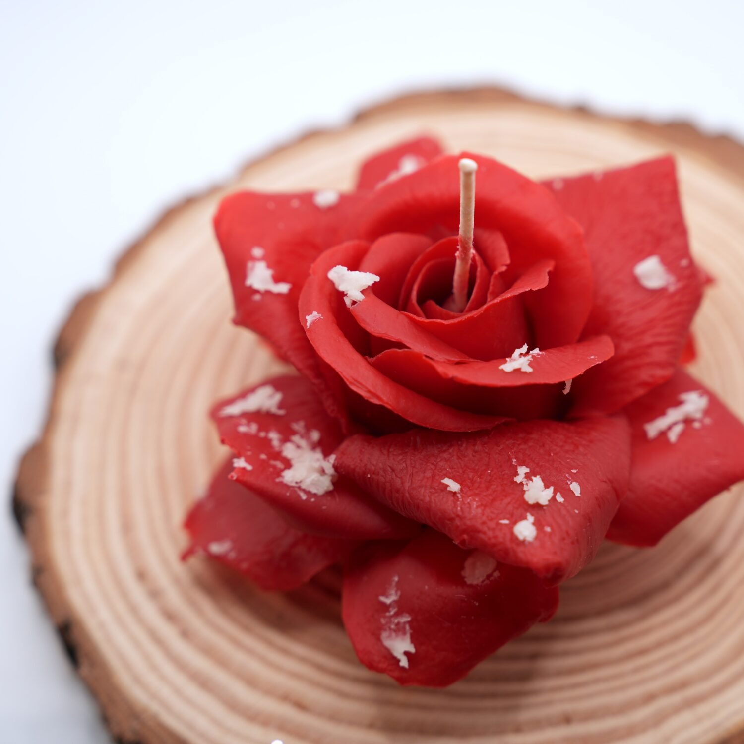 Beeswax Rose Candle-Winter special